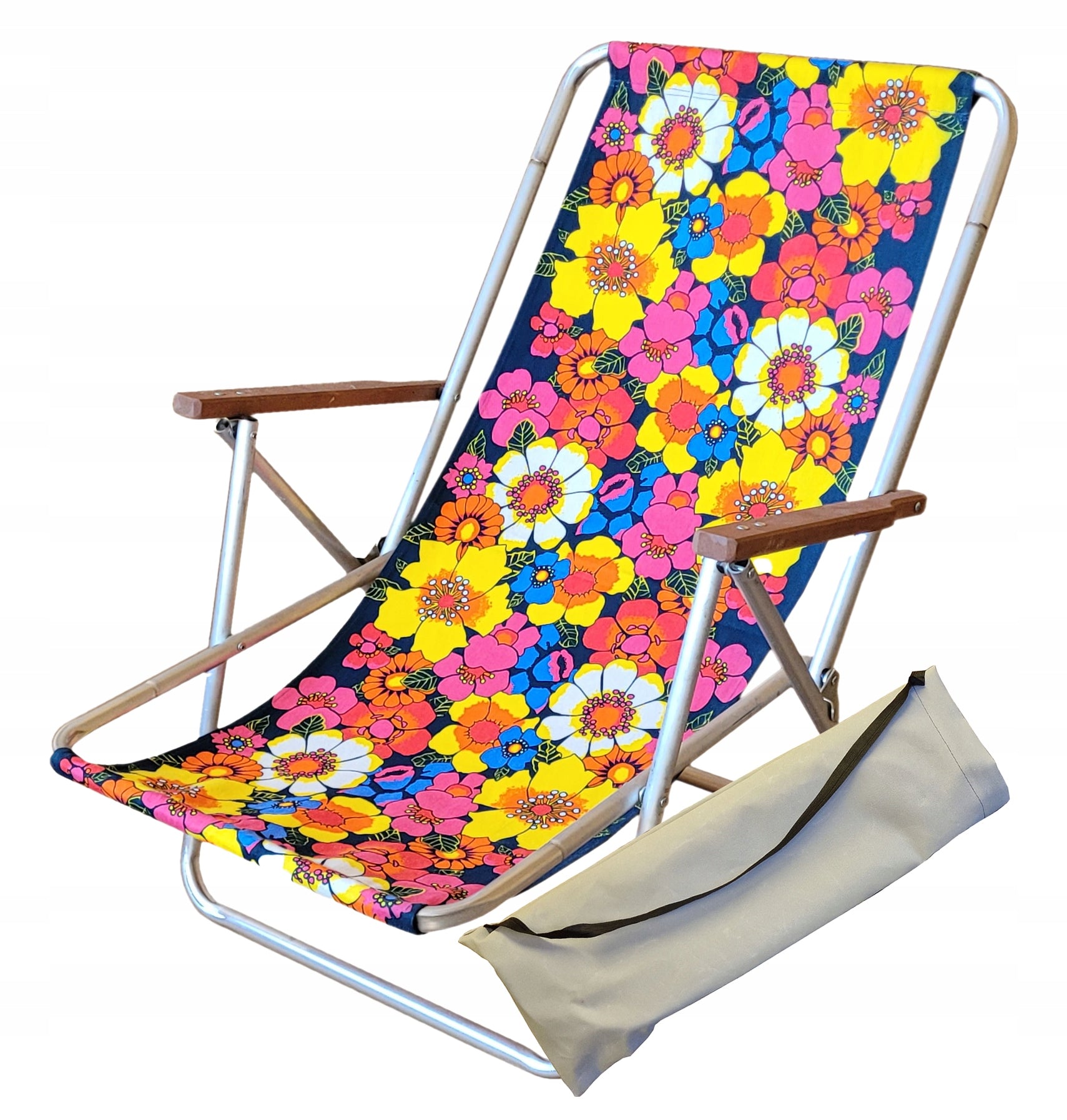 Beach Lounger Folding For Bag Lightweight Hiking Up To 150kg Aluminum Strong