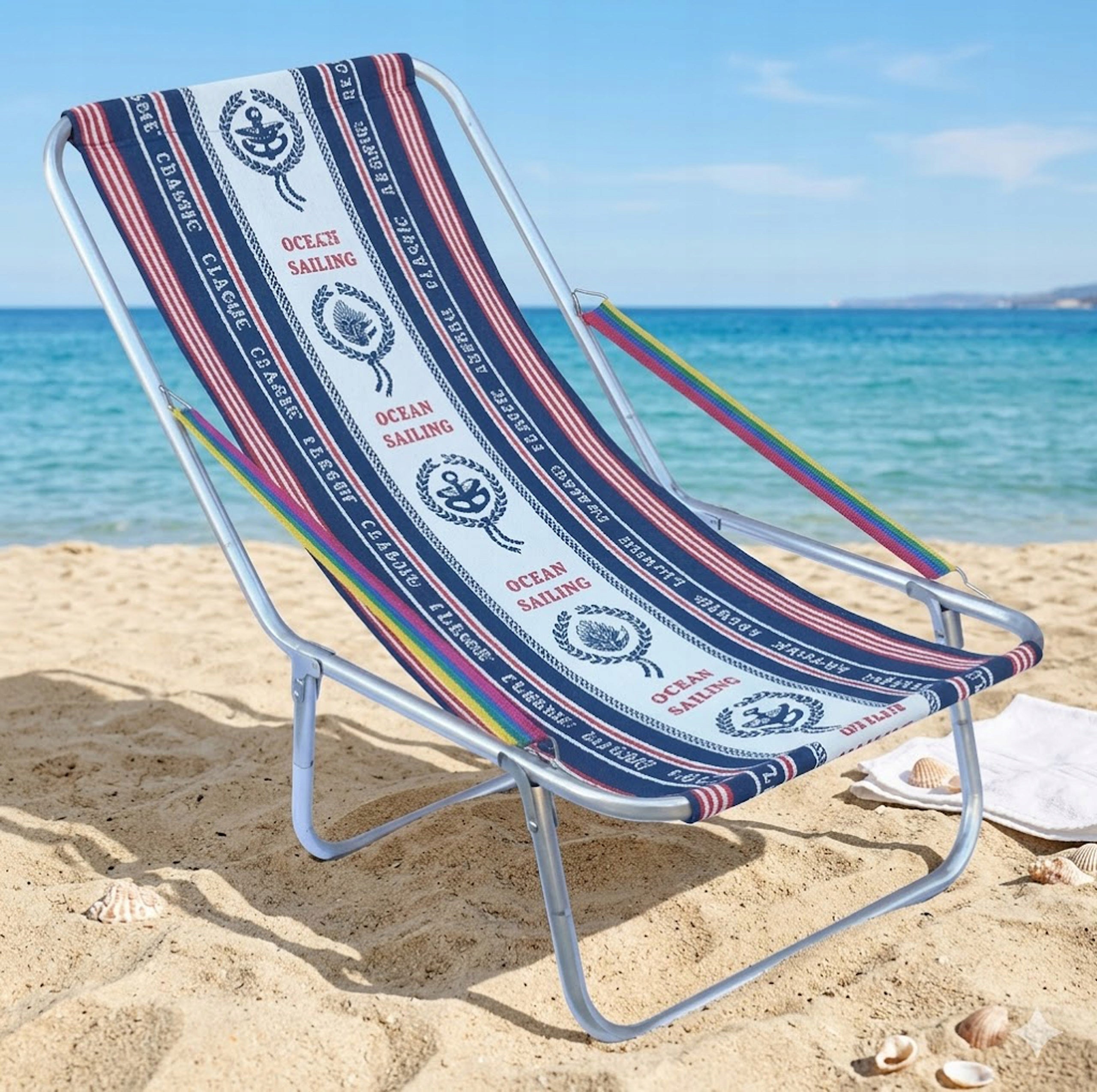 Beach Lounger Folding For Bag Lightweight Tourist Up to 150kg Aluminum Strong Brand Piknik