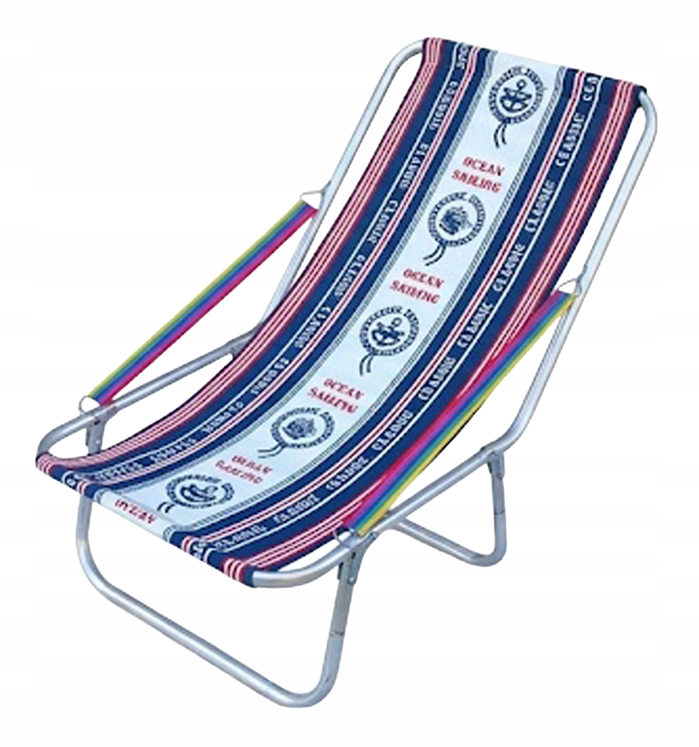 Beach Lounger Folding For Bag Lightweight Tourist Up to 150kg Aluminum Strong Packaging status original