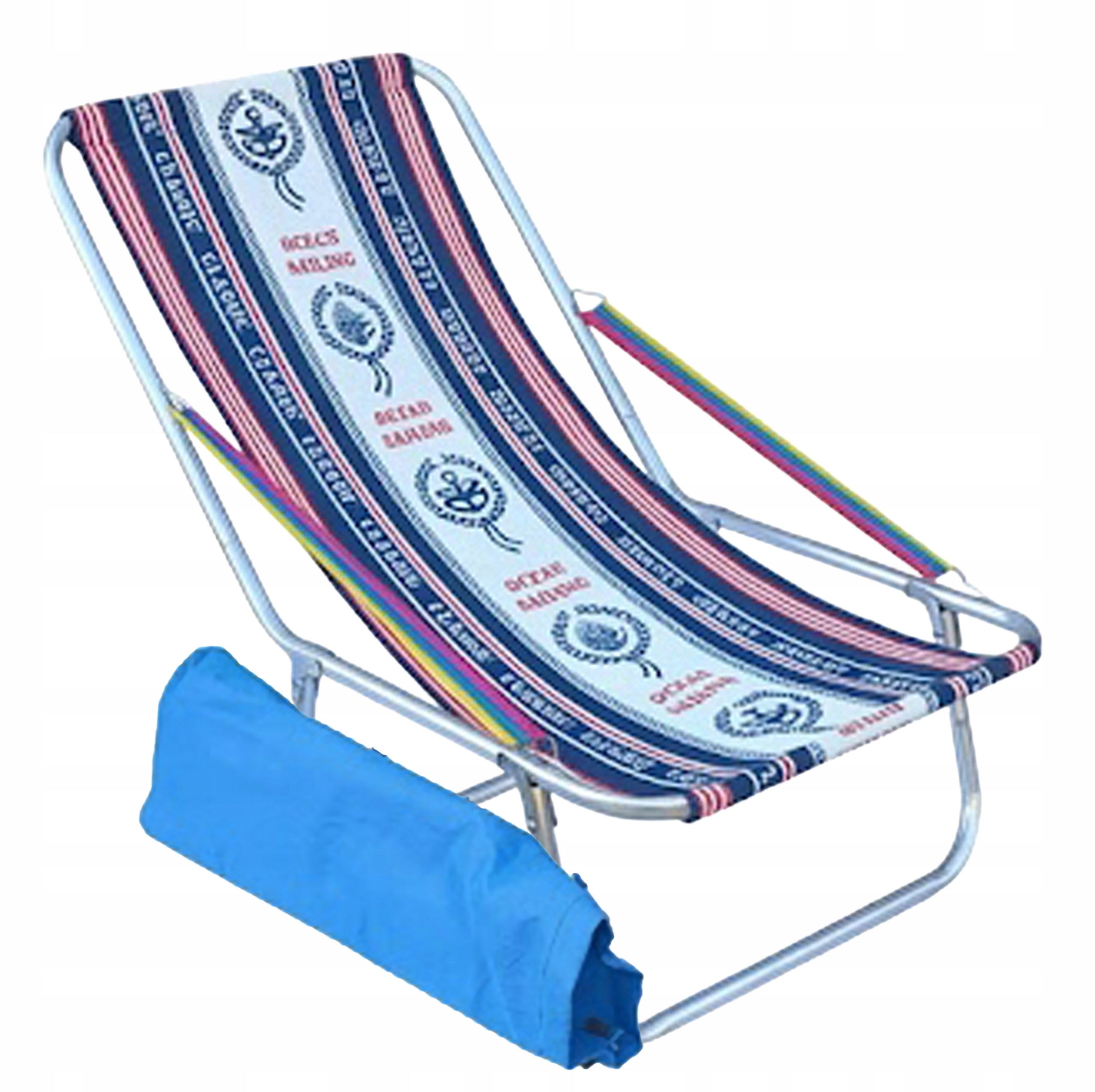 Beach Lounger Folding For Bag Lightweight Tourist Up to 150kg Aluminum Strong