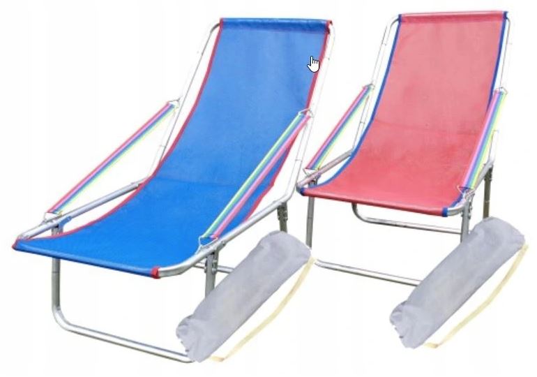 Beach Lounger Folding For Hiking Bag Lightweight 1,6kg Aluminum Up To 120kg Packaging status original