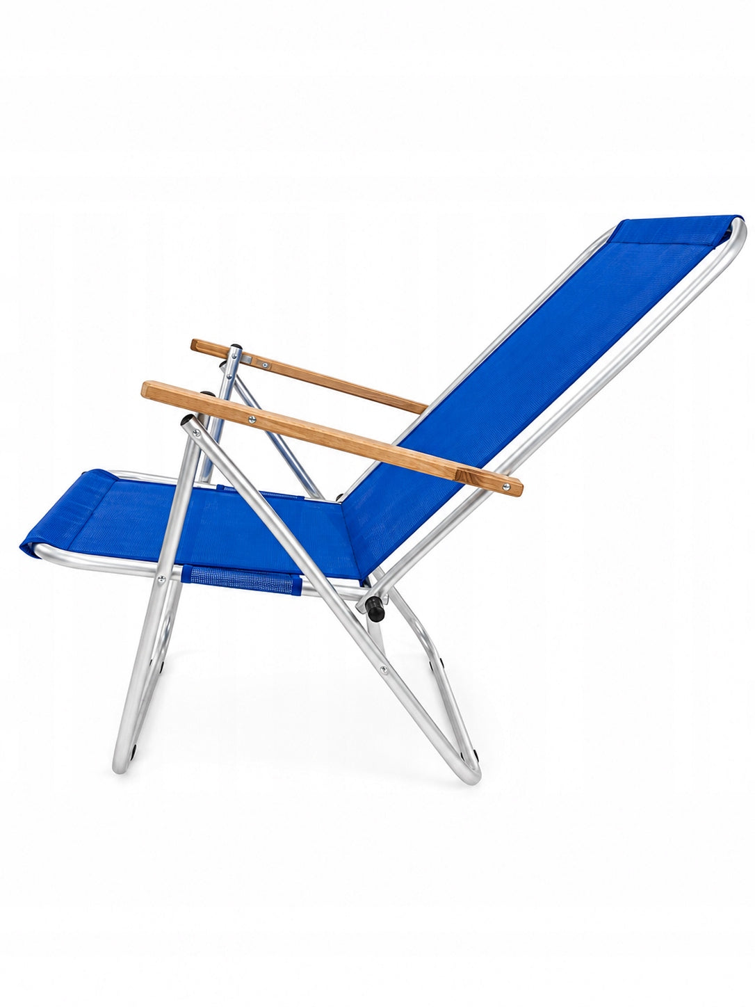 Beach Lounger Garden Aluminum Two Position Folding Sturdy Kind sunbed