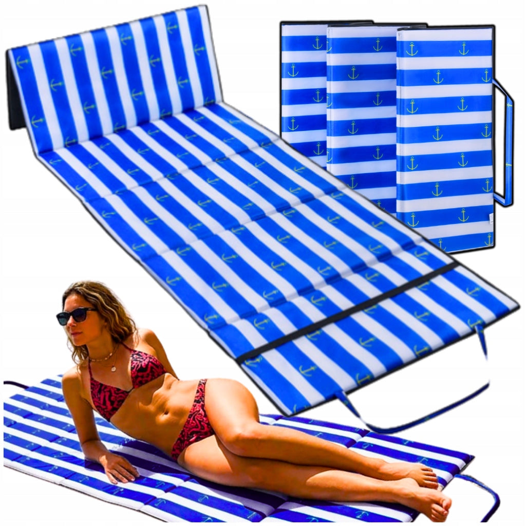 Beach Mat for Beaches Stone Thick Large XXL Beach Blanket Folding 190cm