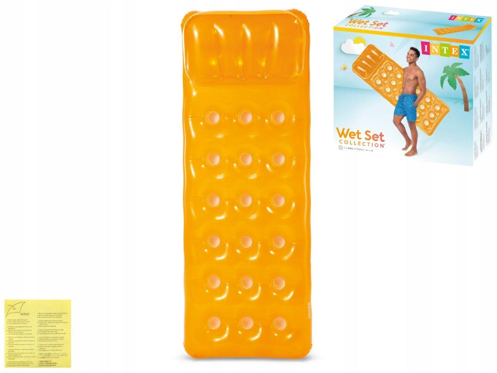 Beach Mattress for Swimming Inflatable Orange Intex 58890 MODEL 2025