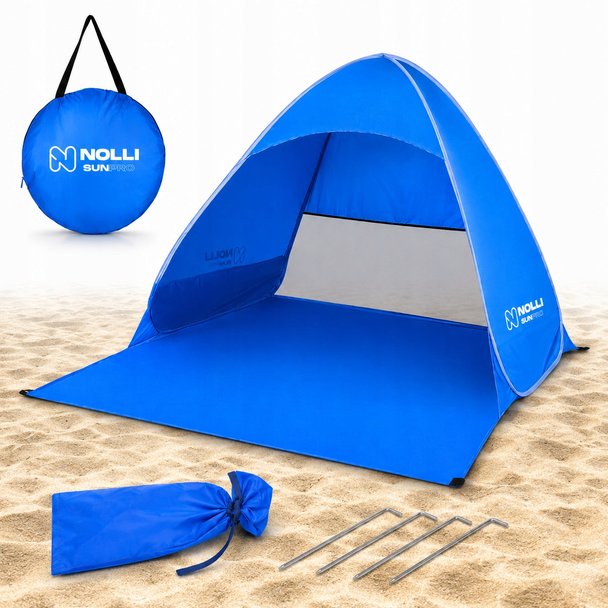 Beach Tent Self-Assembly Screen for Children UV Protection Ventilation Brand Sunpro