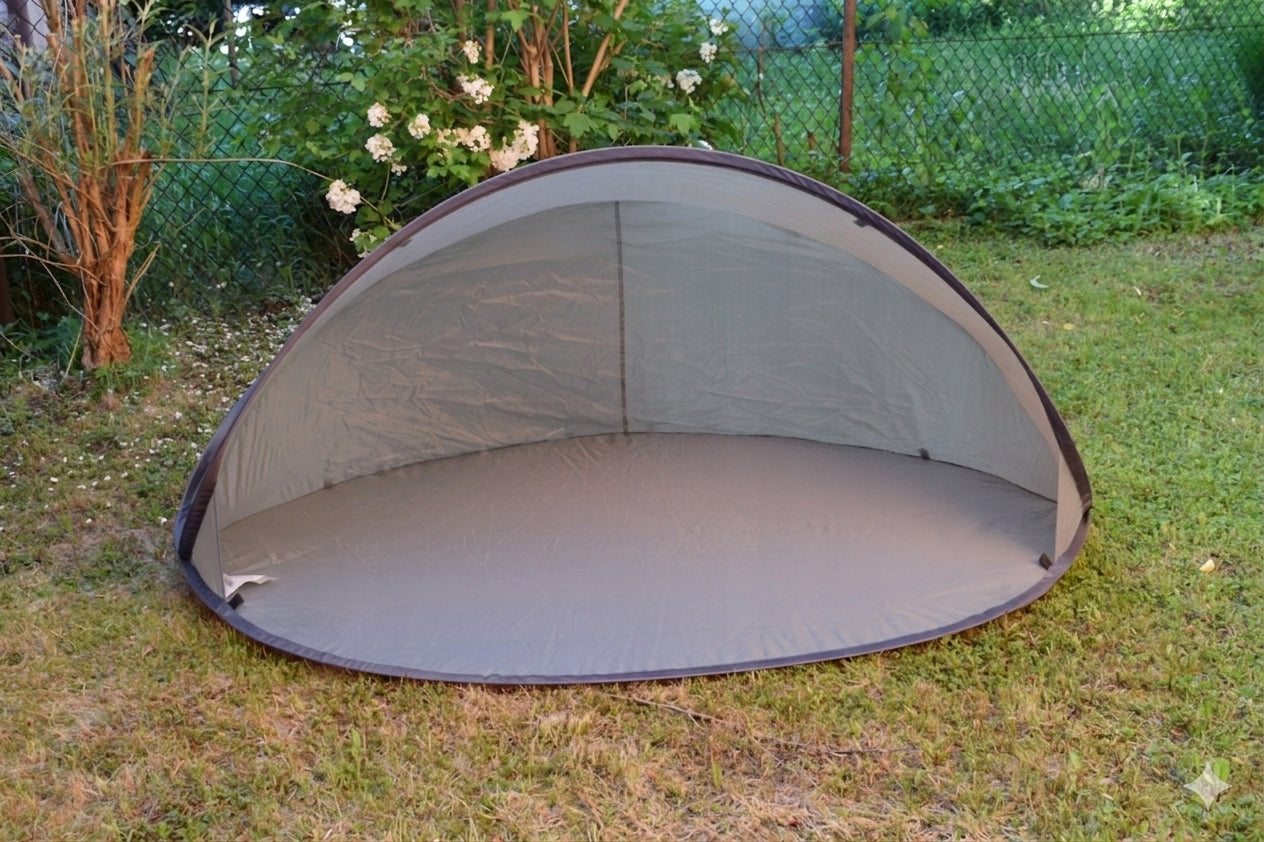 Beach Tent Self-folding UV SCREEN 30+ 180 x 125 x 83 cm GREY Manufacturer code P0036