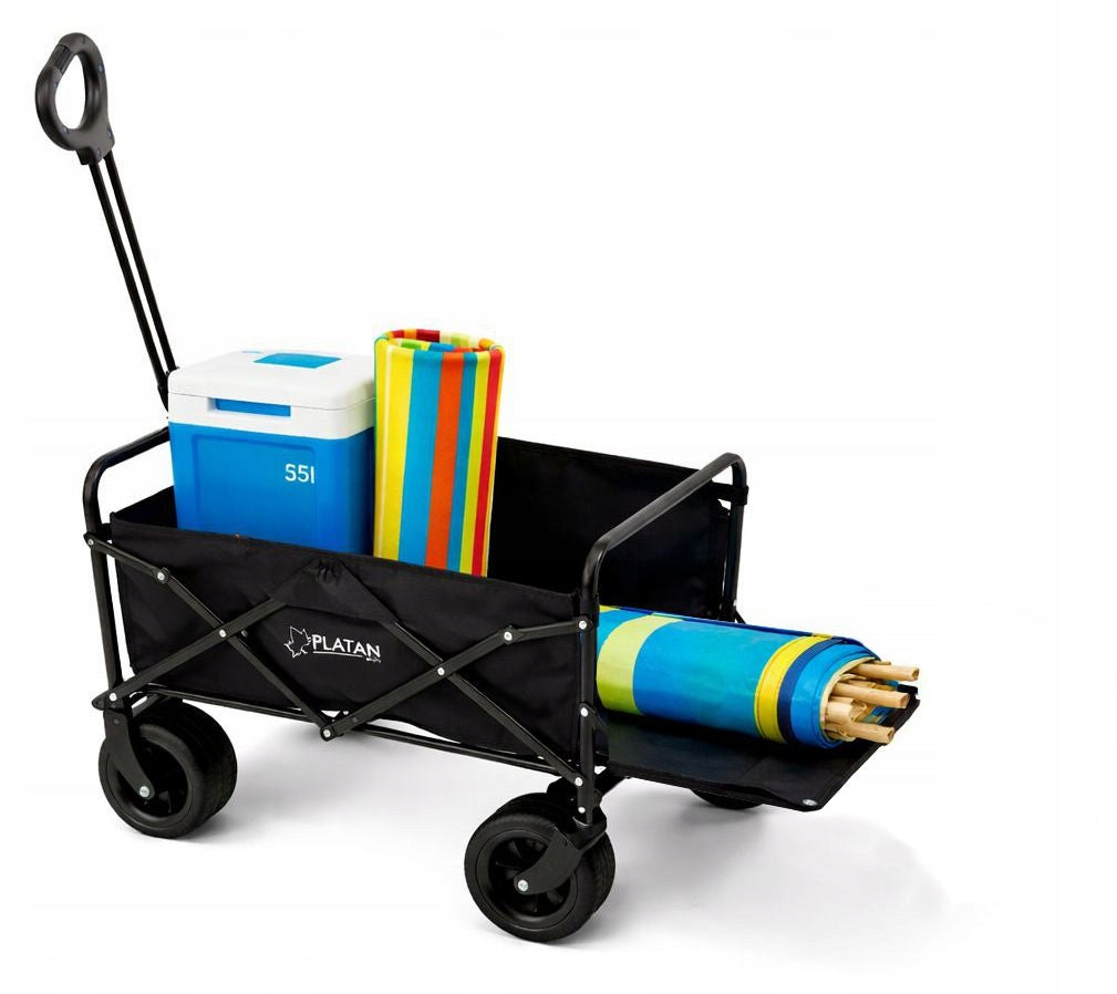 Beach Tourist Trolley 120L WIDE OFF-ROAD WHEELS Elongated STRONG