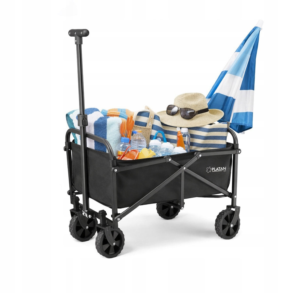 Beach Tourist Trolley 60L Transportation for Camping Garden Trailer HIT