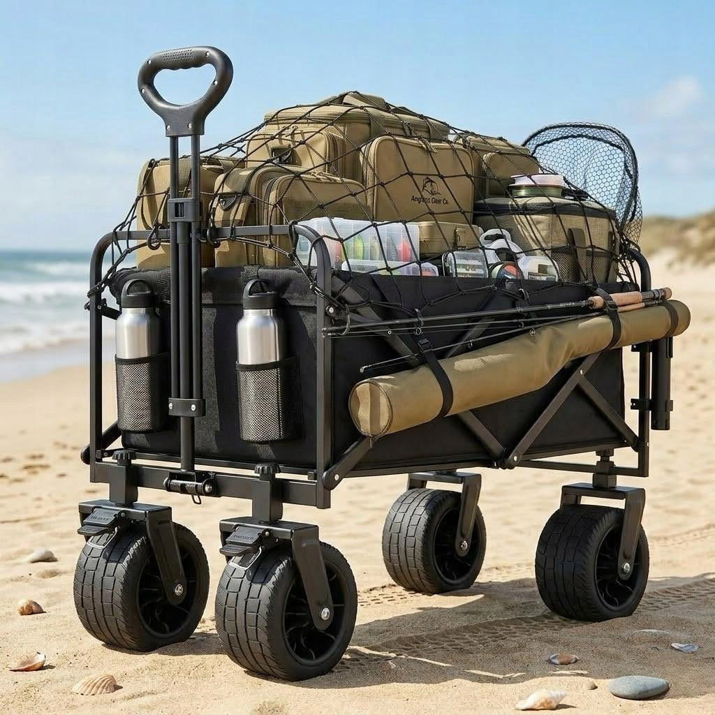Beach Transport Fishing Trolley 120L 100KG XXL Wheels For Fish + FREEBIE Manufacturer code 6942323746286