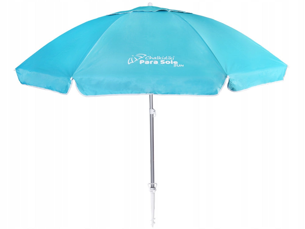 Beach Umbrella Garden Chalkidiki Pair SoleSun UPF50 240cm BROKEN SP0810 Color blue