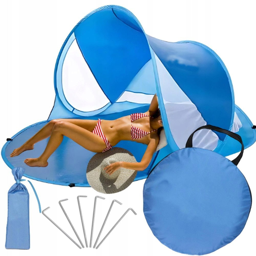Beach tent large tourist screen for beach self-folding protection Packaging status original
