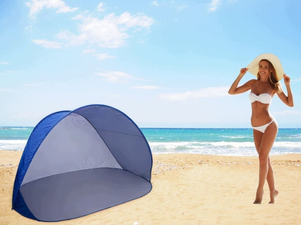 Beach tent self-folding screen large for the beach to the garden uv protection Manufacturer code 14516_rozz_gabB