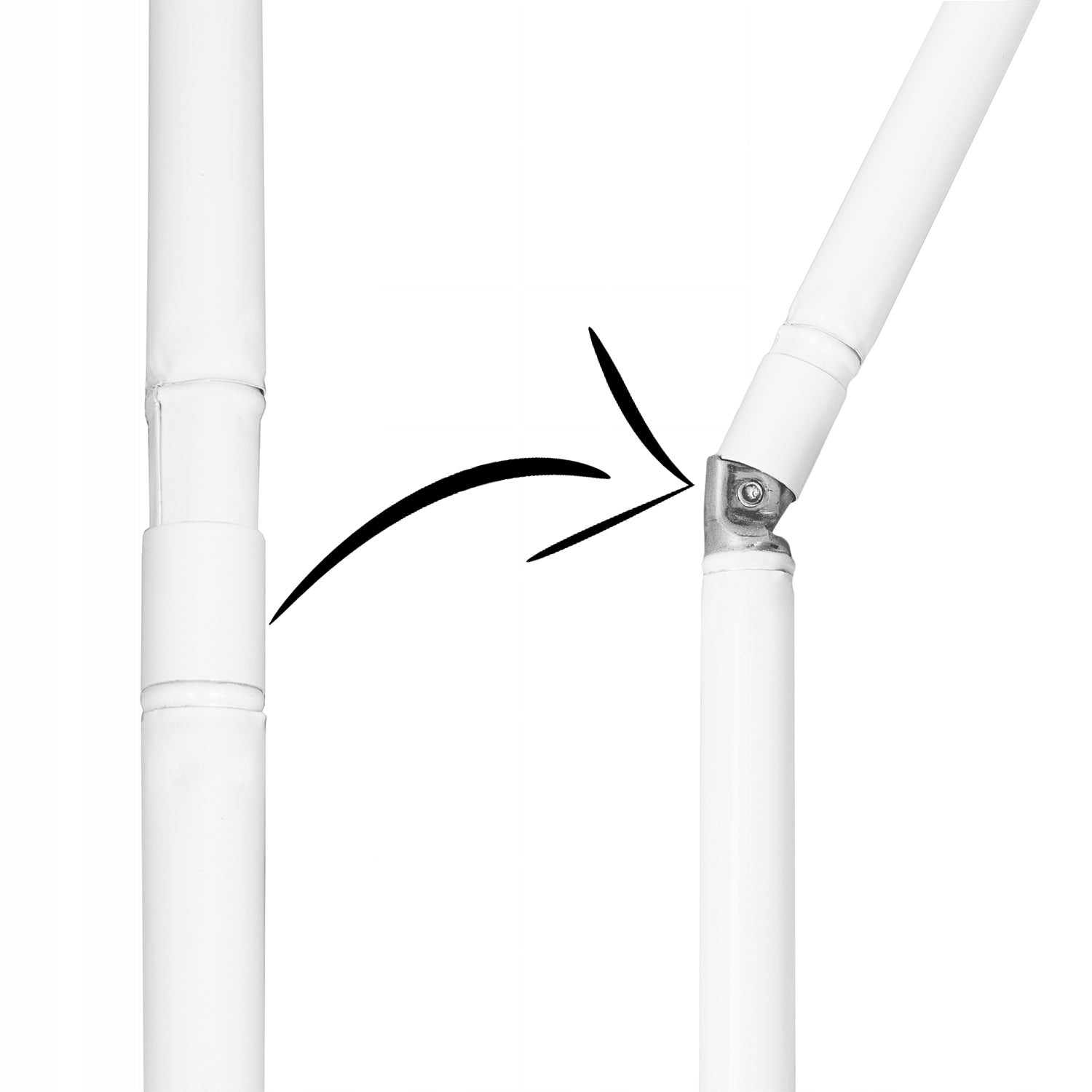 Beach umbrella broken hammered 220cm Brand Malcom