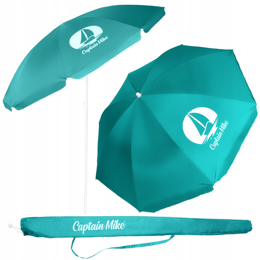 Beach umbrella broken with cover with UV filter UPF50+ DURABLE 160 cm