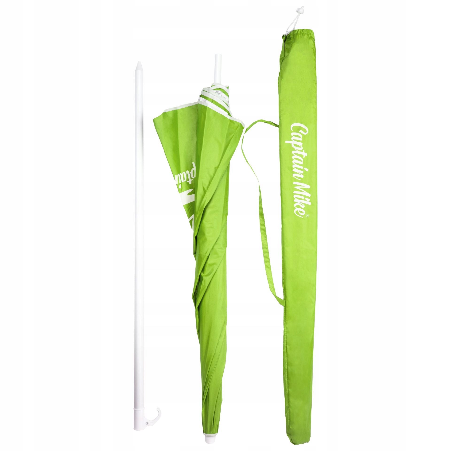 Beach umbrella broken with cover with UV filter UPF50+ LIGHT 160 cm HOLIDAY Brand Captain Mike