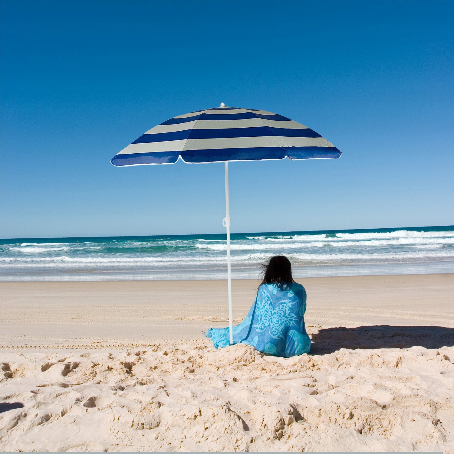 Beach umbrella broken with cover with UV filter UPF50+ LIGHT 160 cm HOLIDAY Manufacturer code 310001659