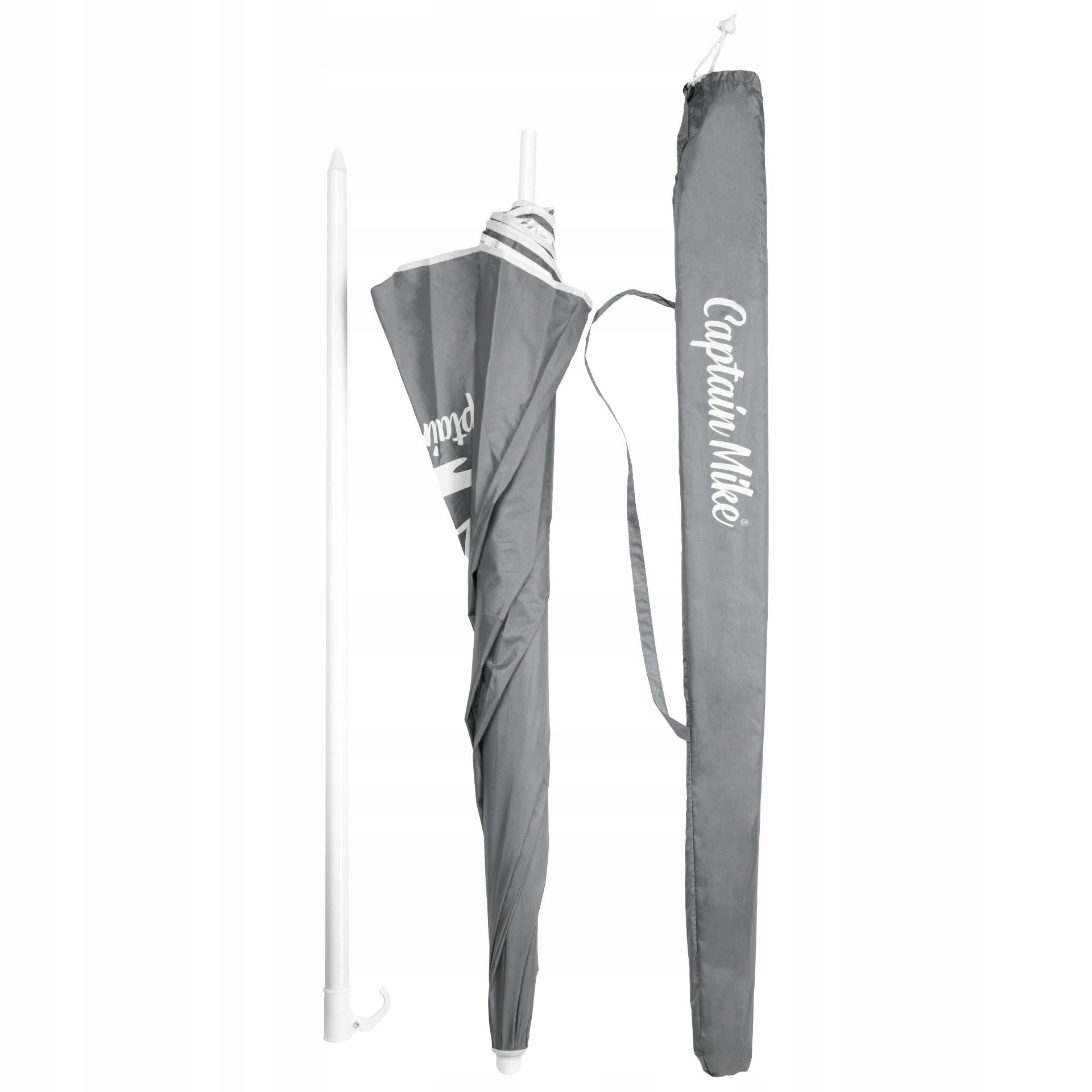 Beach umbrella broken with cover with UV filter UPF50+ LIGHT 160 cm HOLIDAYS Brand Captain Mike