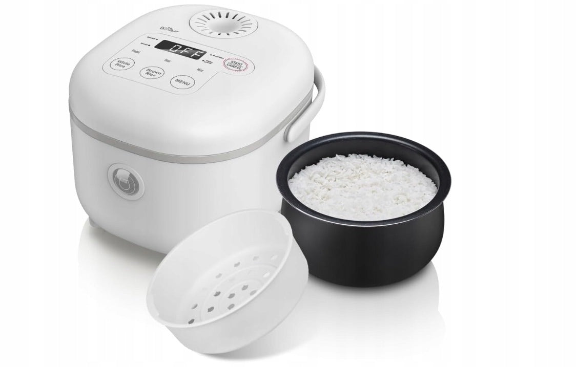 Bear Small Multifunctional Rice Cooker with Steamer 2L 4 Glasses