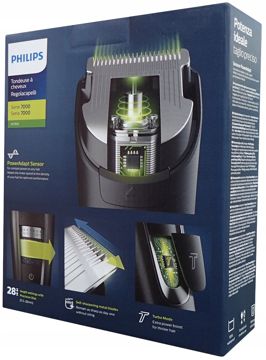 Beard Hair Clipper Philips HC7650 Pouch Scissors Comb EAN (GTIN) 8710103897903