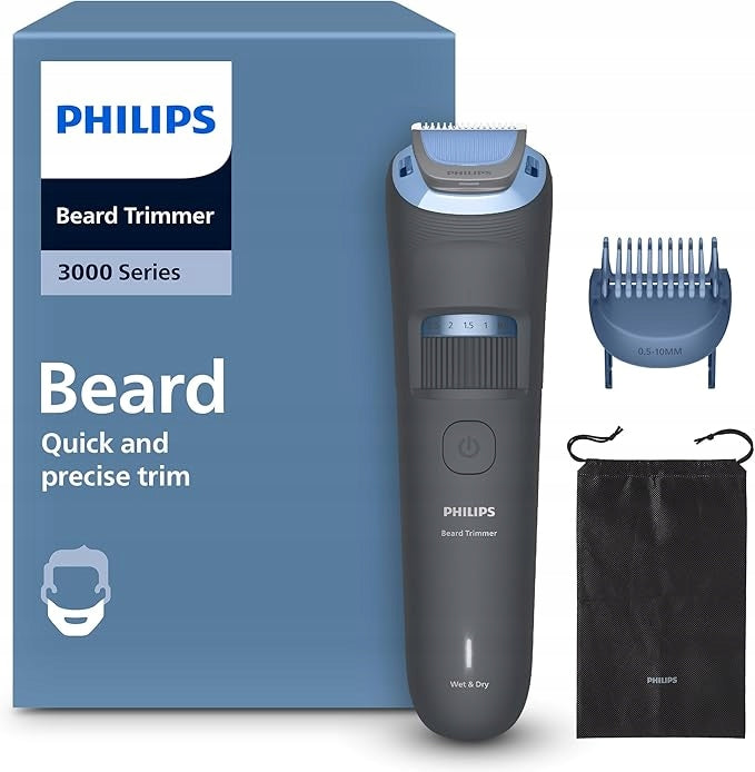 Beard Trimmer Shaver Waterproof Philips BT3619/15 series 3000 solid