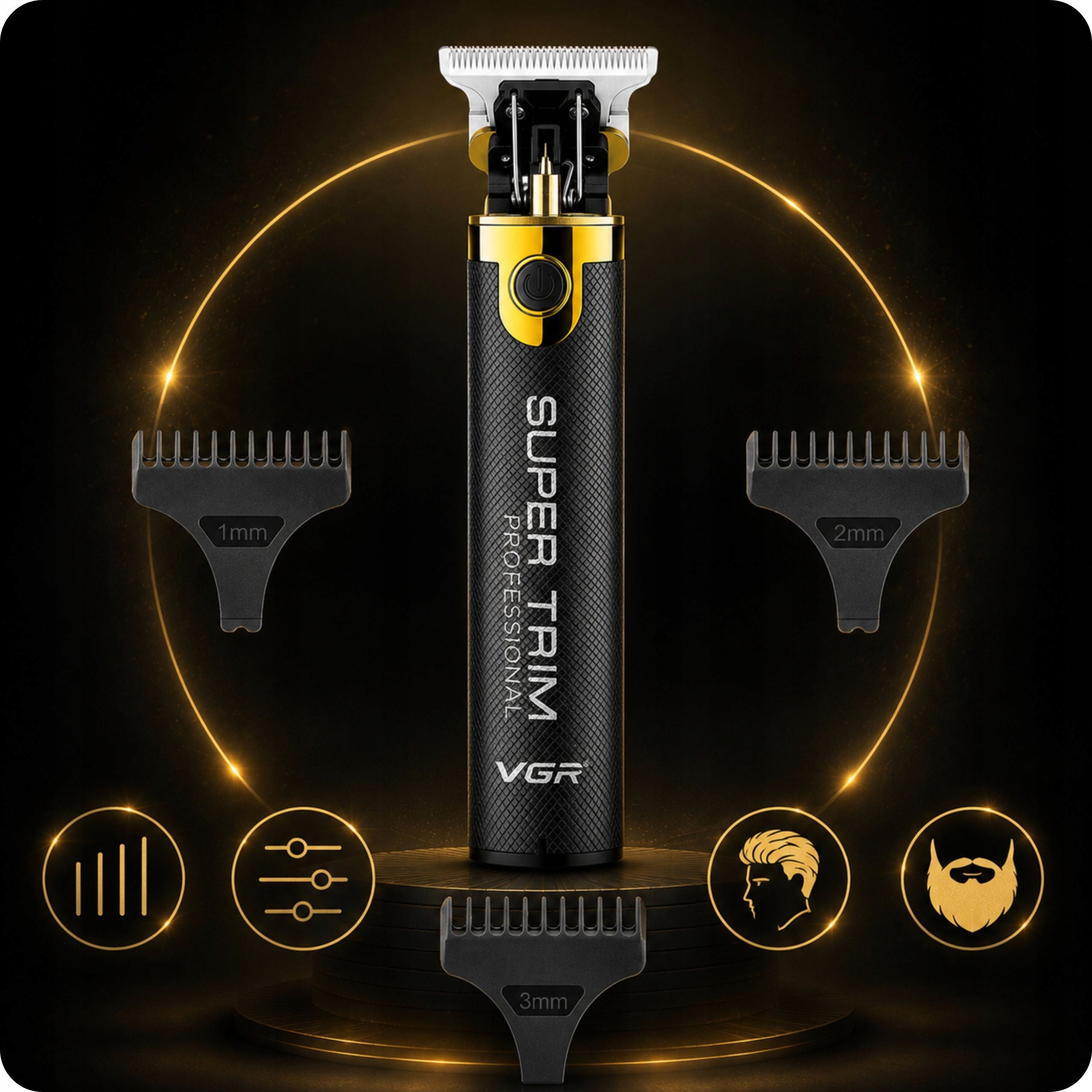 Beard Trimmer VGR V-082 T-Blade Contour Hair Clipper Fade USB 300m Manufacturer code V-082