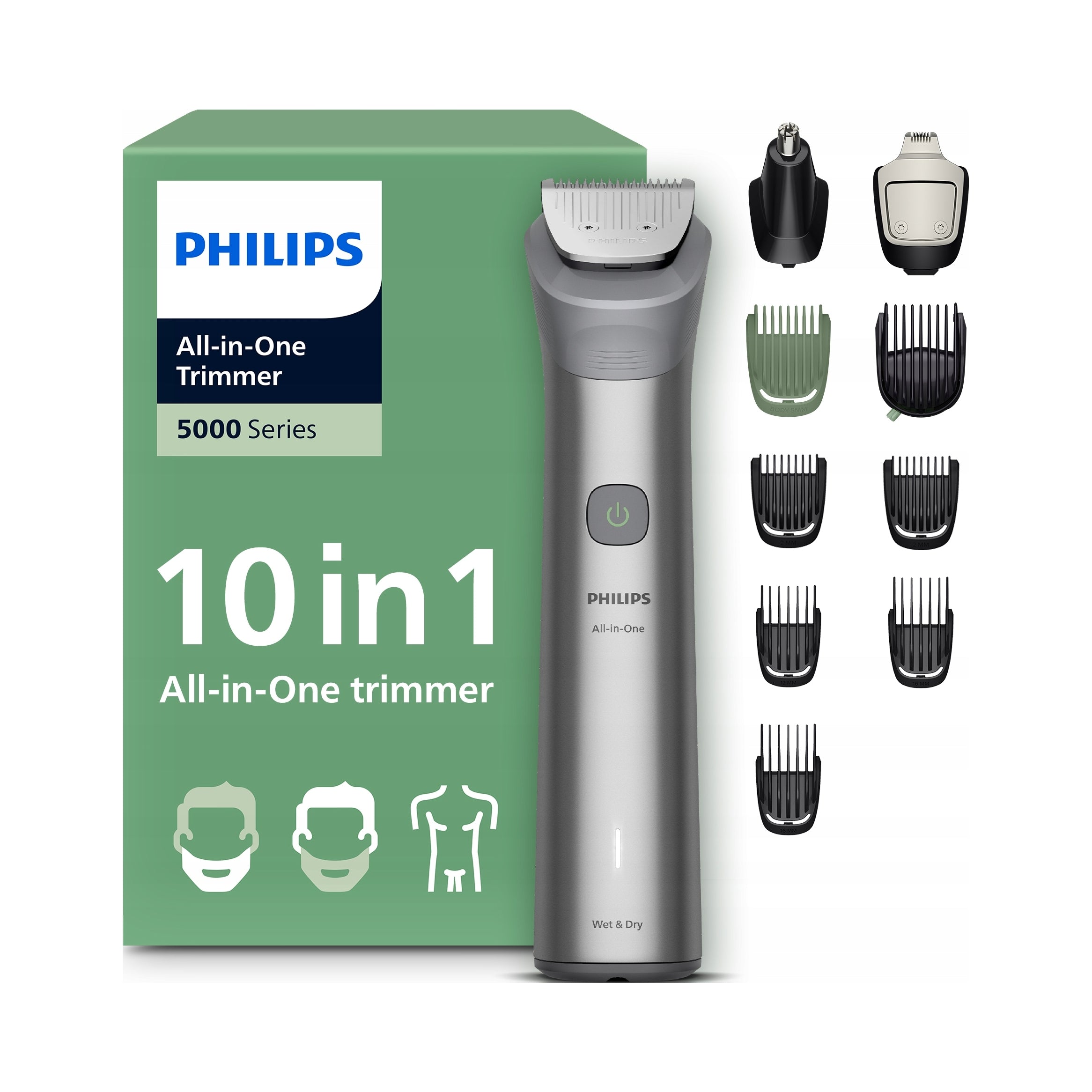 Beard and Body Trimmer Philips Multigroom Series 5000 MG5921/15