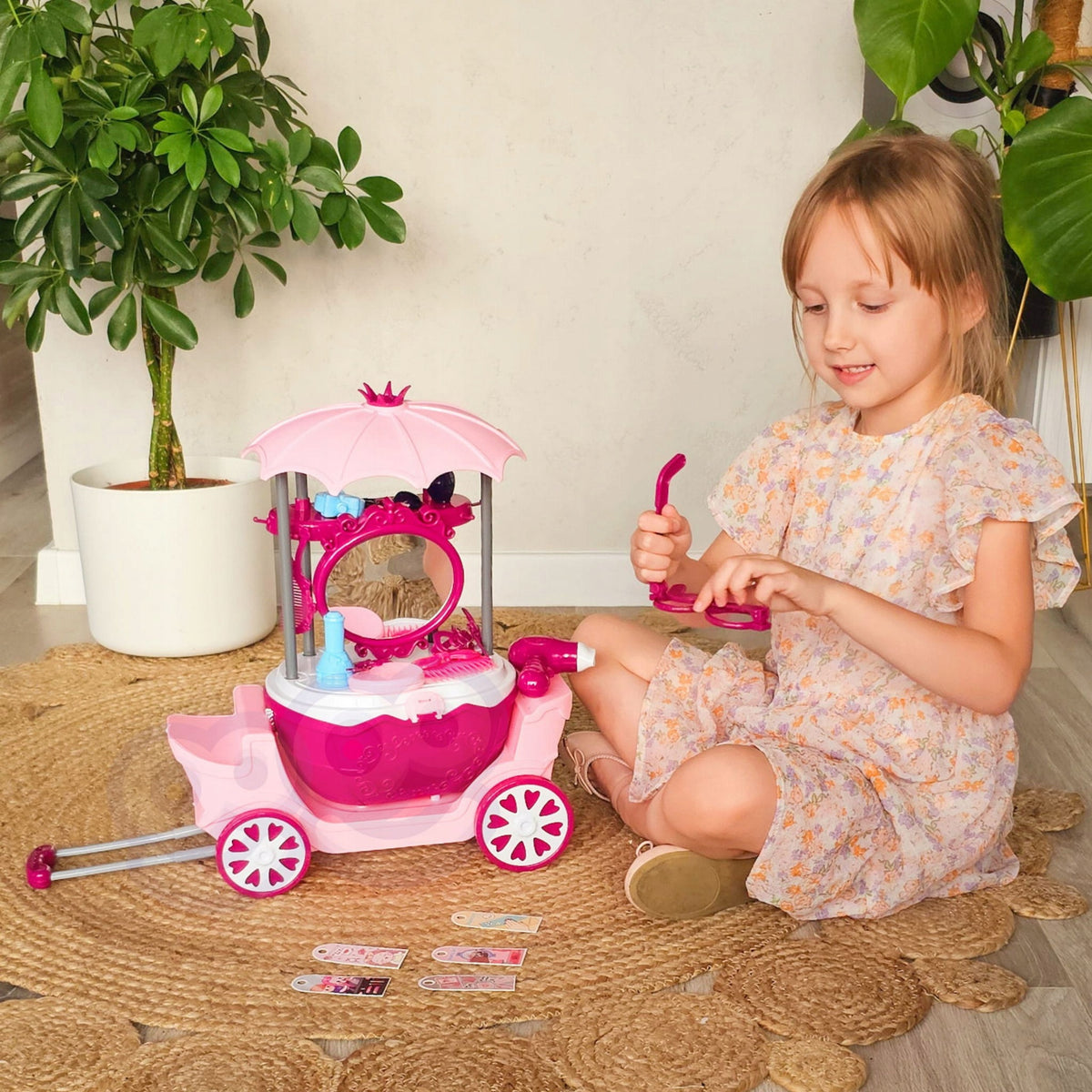 Beauty Salon Beauty 4in1Toilet on Wheels Stroller Slide 31 el. Packaging status original