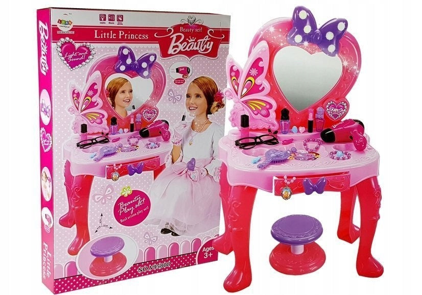 Beauty Set Dressing Table for Girls with Mirror Sounds Light S