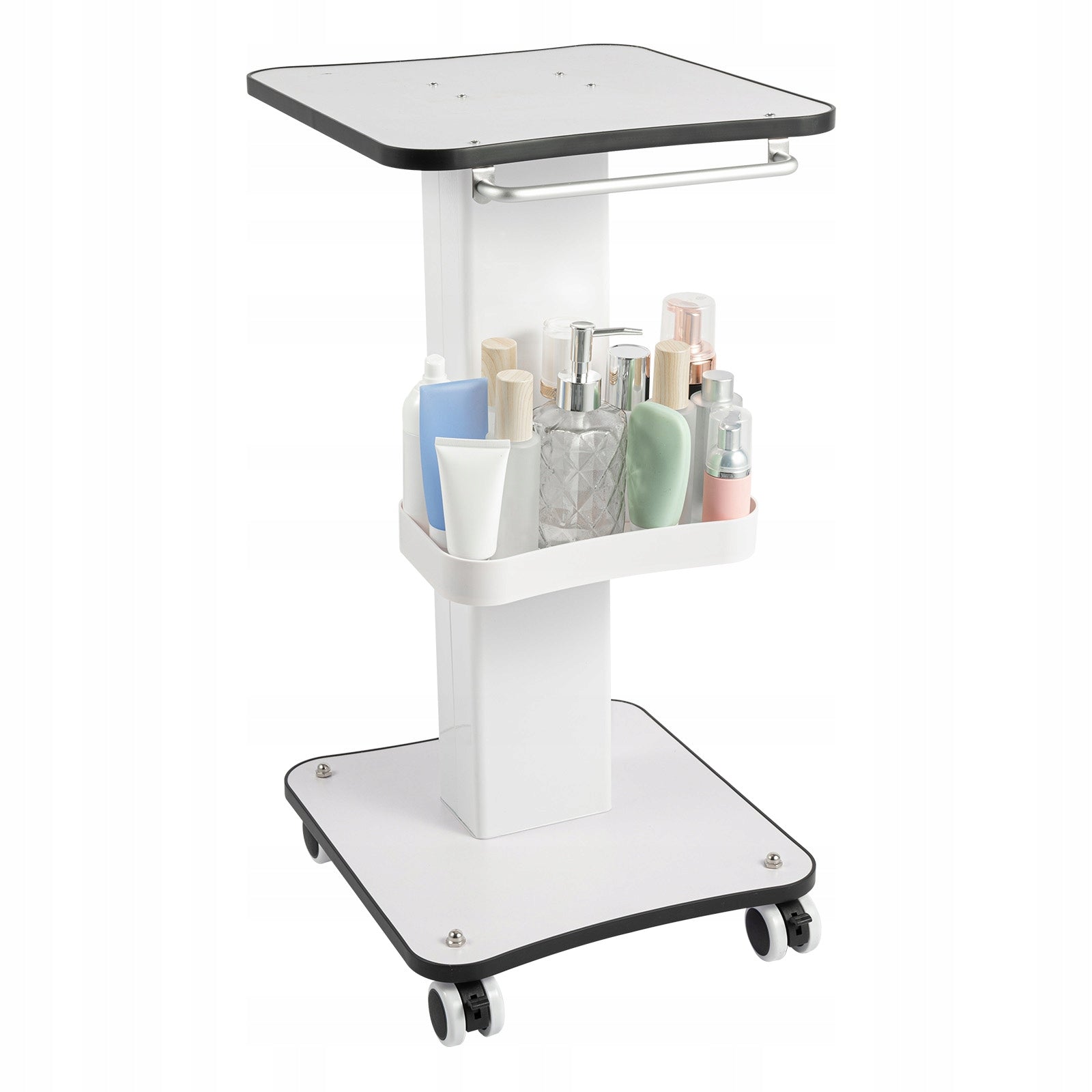 Beauty Trolley Cart for Beauty Device, 2-Shelf Cabinet Cart with Handle Manufacturer code 325-409385
