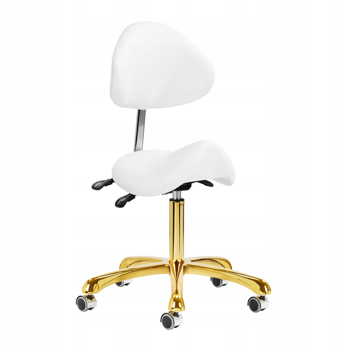 Beauty stool 1004 Giovanni gold white Brand Giovanni
