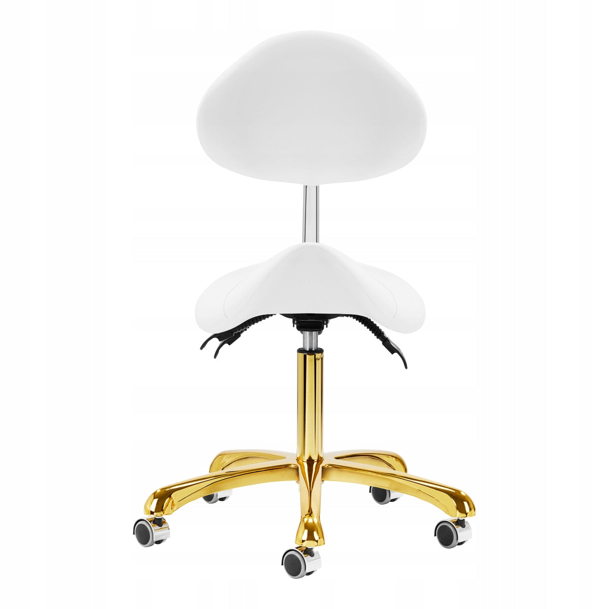 Beauty stool 1004 Giovanni gold white Model ZŁOTO BIAŁY