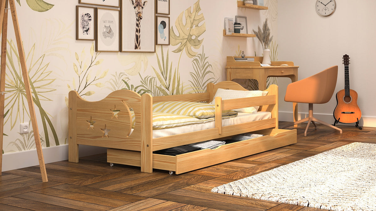 Bed BEAR TREE 80*160/FRAME - PINE Manufacturer code MIŚ/80/160/S