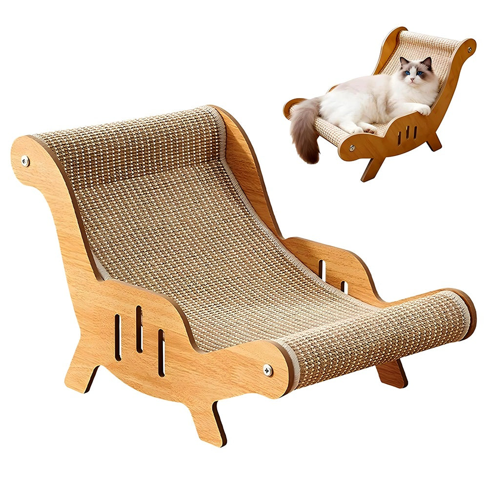 Bed Shelf Couch Cat Scratcher Wood Solid Durable and Sturdy