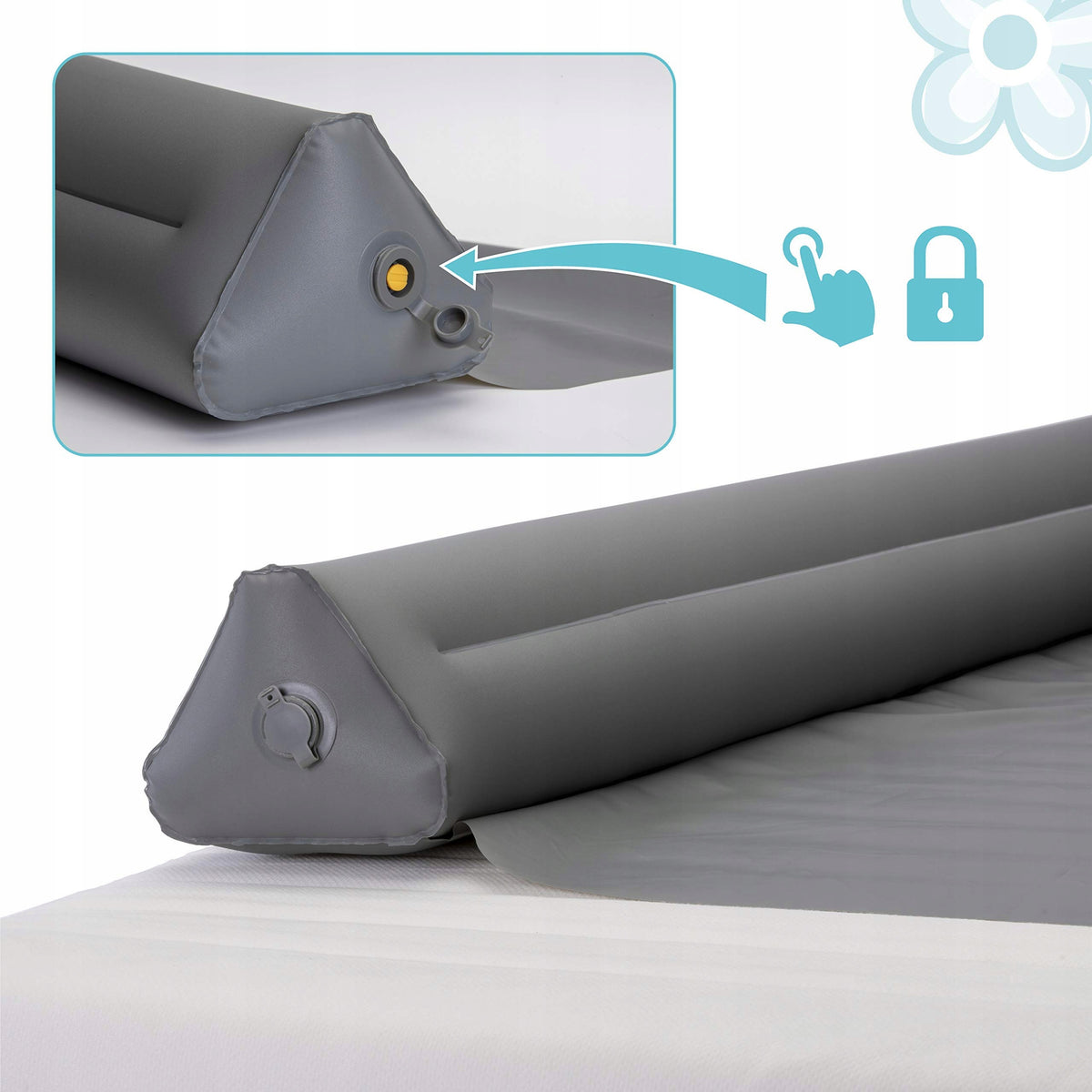 Bed barrier Banbaloo B086L1ZGZ6 14x131 cm grey Brand no brand