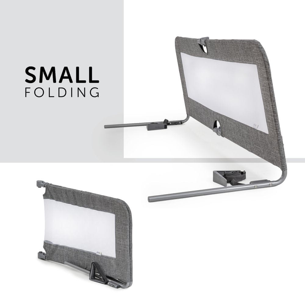 Bed barrier Hauck grey folding 150 x 50 cm Packaging status original