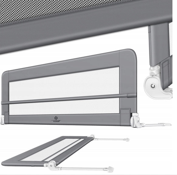 Bed barrier KESSER grey 150 cm x 42 cm