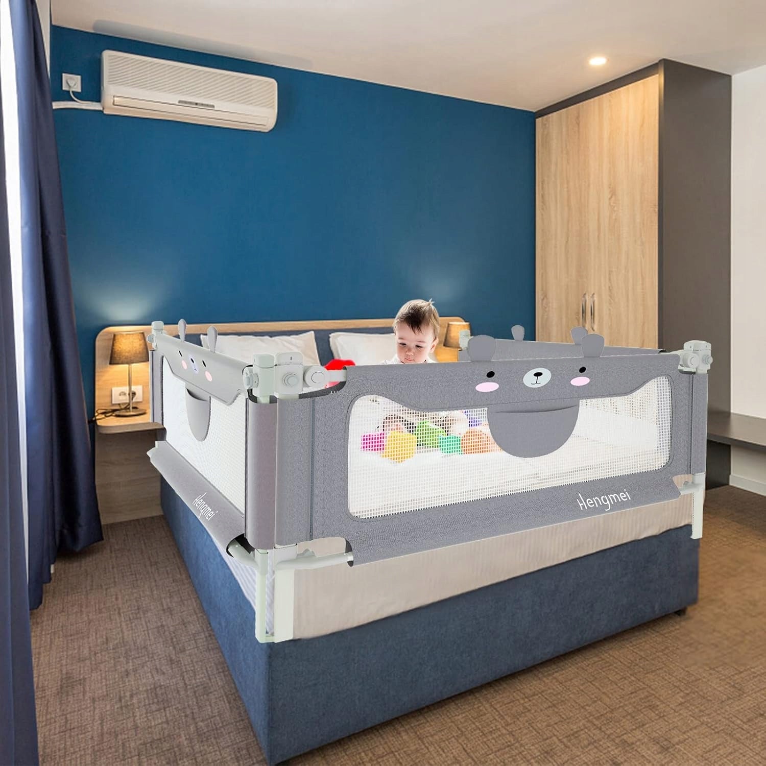 Bed barrier cover PROTECTIVE LOCK FOR CHILDREN 1.8m Brand Hengmei