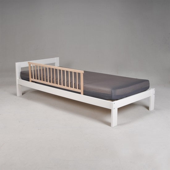 Bed barrier made of natural tree 120x31x35 cm Brand no brand
