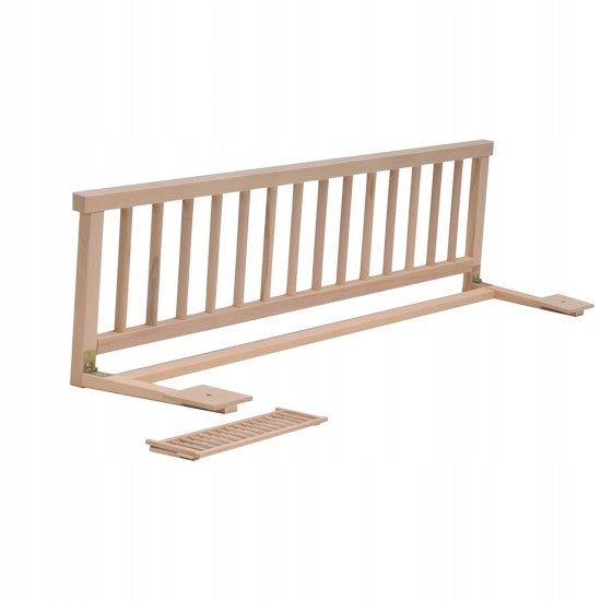 Bed barrier made of natural tree 120x31x35 cm Manufacturer code 01101