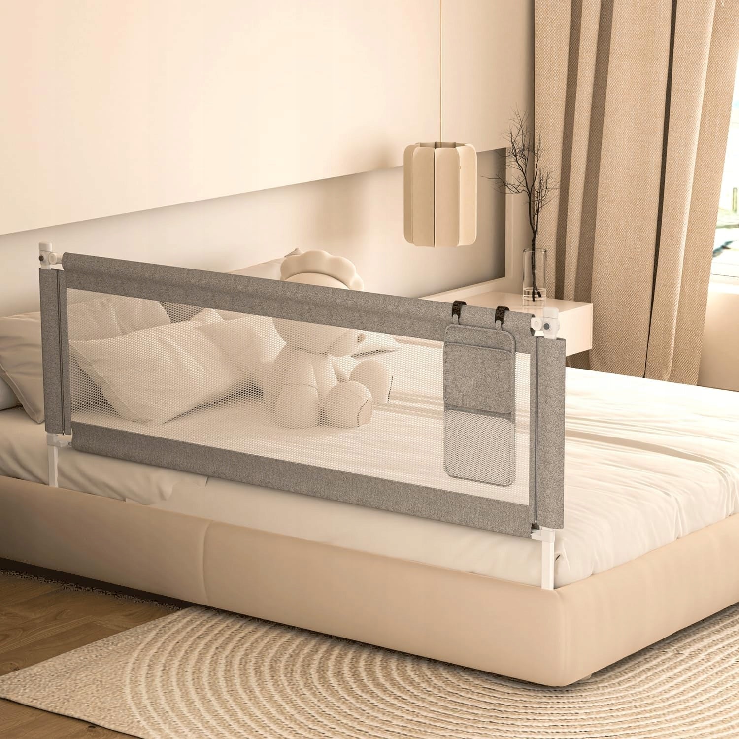 Bed barrier safety gate 180 cm for children OUTLET