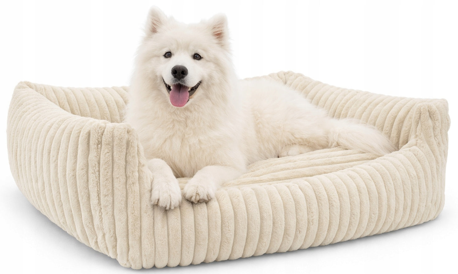 Bed dog bed couch 95x75 CORDUROY BEIGE