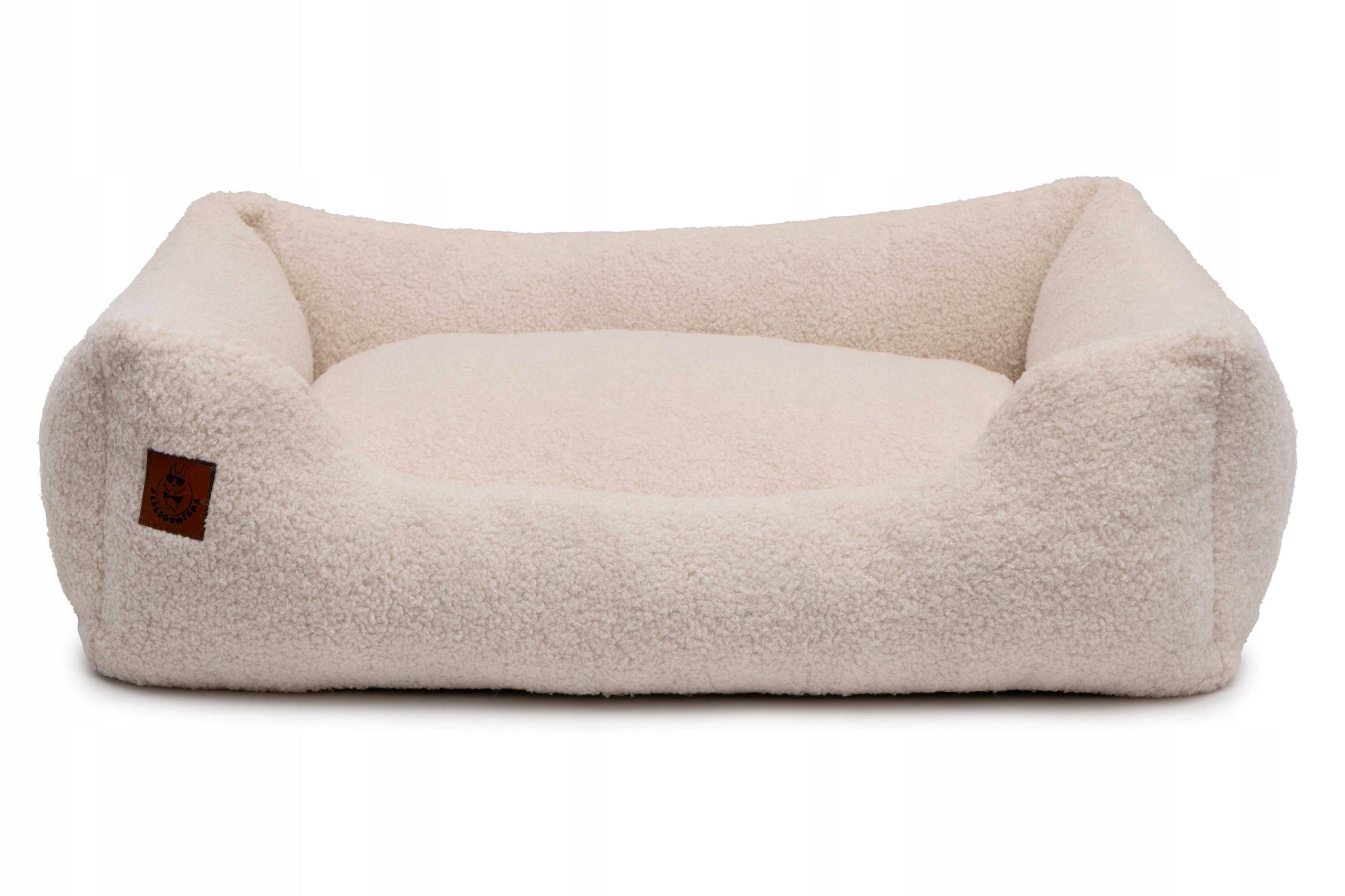 Bed for Dog and Cat Bouclé Teddy 50x40 Sofa Bukla Beige/Brown Manufacturer code KB1