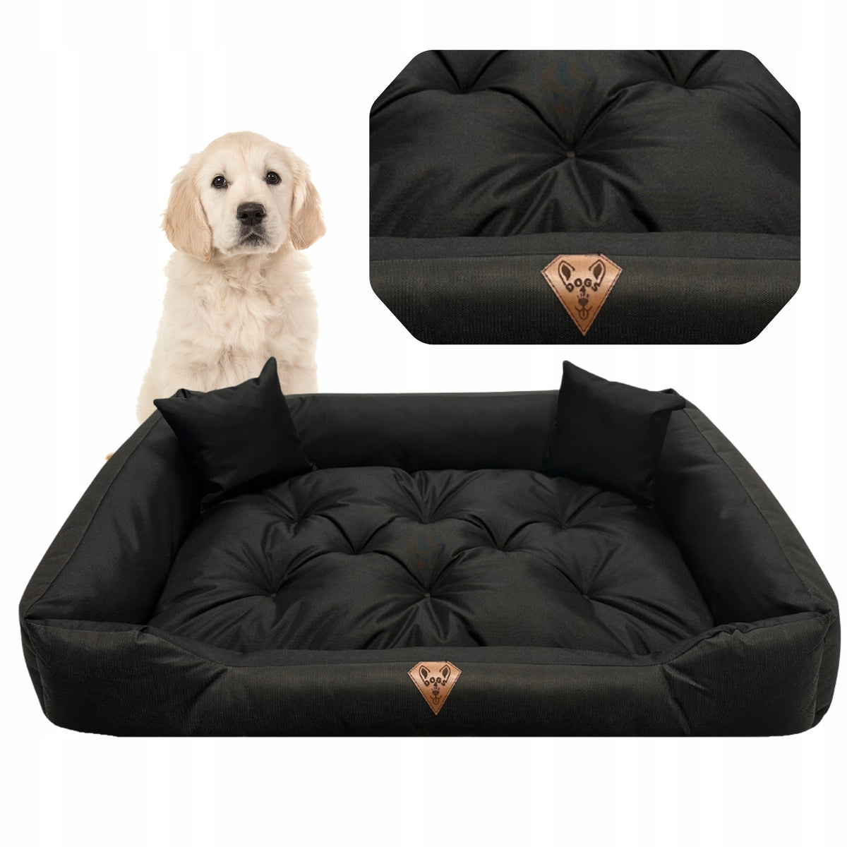 Bed for dogs and cats, 75x65 cm, waterproof, soft Polish product