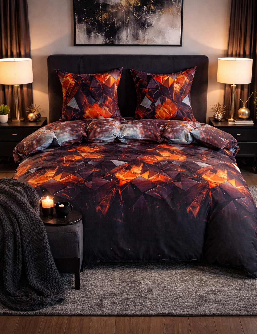 Bedding 140x200 bedding set NON-SLIP ANTI-allergic different designs Manufacturer code ZEDD-POS-140X200-AML