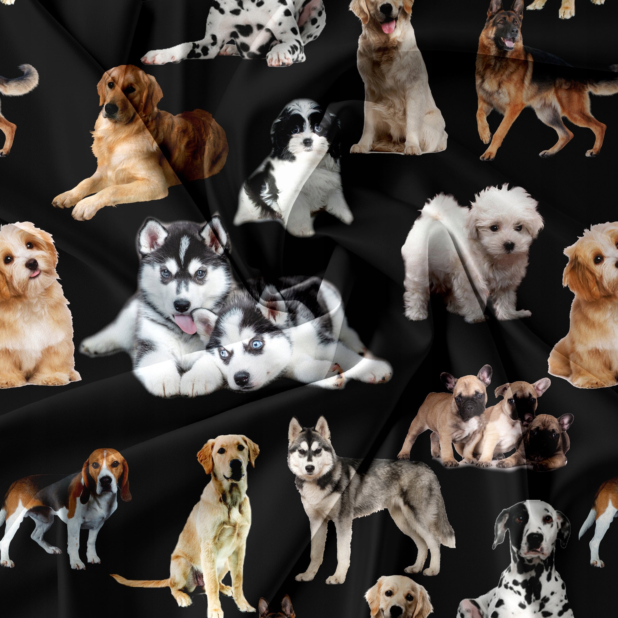 Bedding 160x200 + 2 Pillowcases Bedding Set Dogs 3D Multiple Patterns Packaging status original