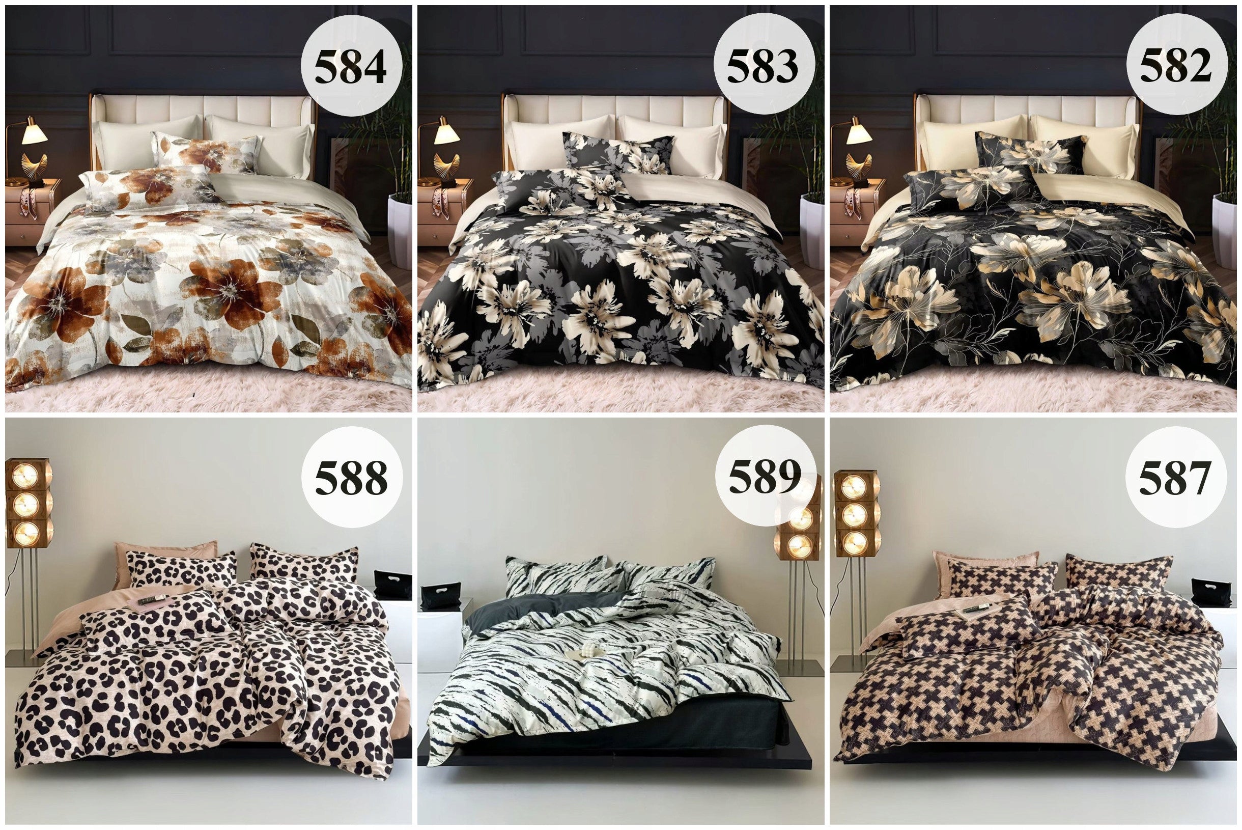 Bedding 160x200 + Sheet + 2 Pillowcases 70x80 WHOLE SET Patterns Colors Manufacturer code 5354-C123-97930