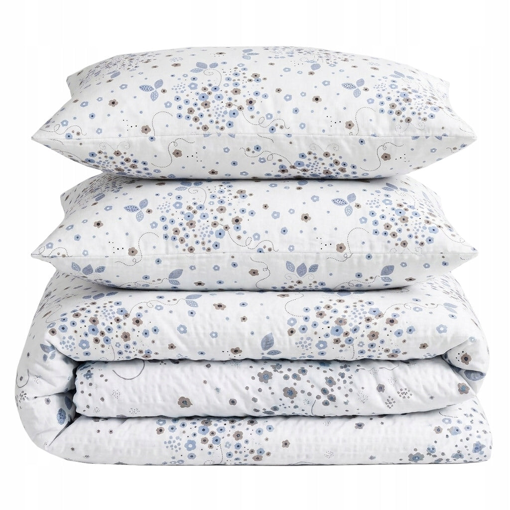 Bedding 160x200 with bark 2x70x80 cotton bark set for gift patterns