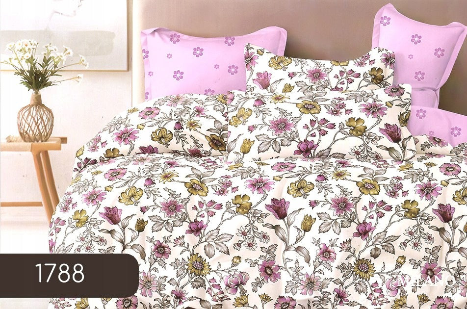 Bedding 200x220 satin cotton + 2 pillowcases set 5D lots of patterns Manufacturer code 5907059938436- Milano