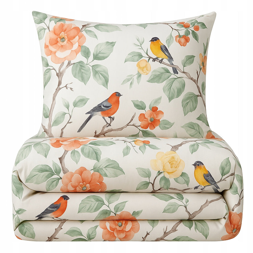 Bedding 220x200, anti-allergic satin bedding set, various patterns