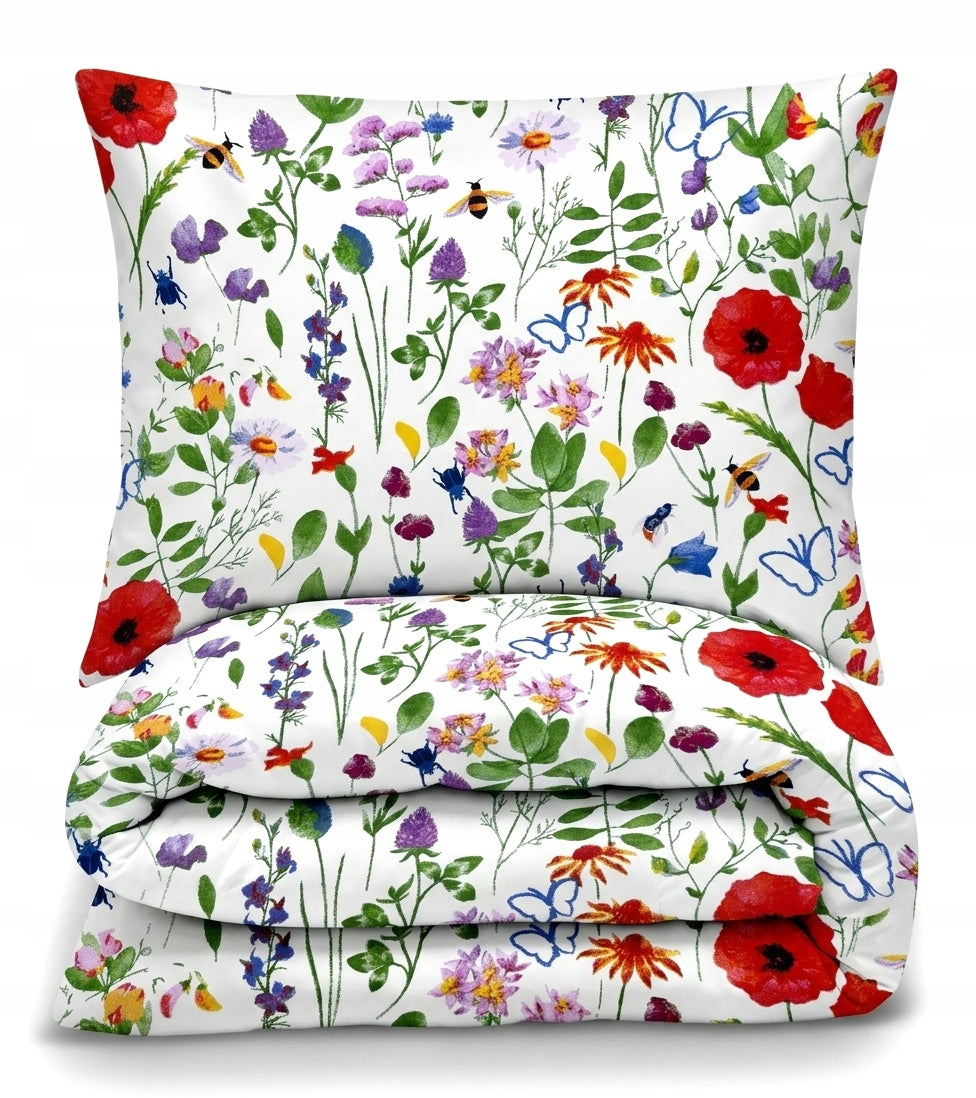 Bedding Set 140x200cm Cotton Poland 100% Cotton SPRING BOUQUET
